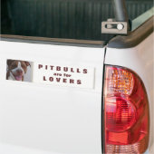Pitbull Play met mij Bumpersticker (Op Truck)