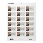 Pitbull Porch Chien Étiquettes de adresse (Feuille entière)