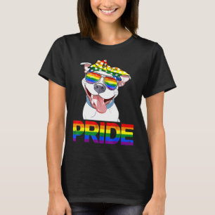 Pitbull Pride LGBT Pride Pitbull Lover Gay Lesbisc T-shirt