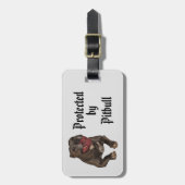 Pitbull Protection Bagagelabel (Voorkant verticaal)