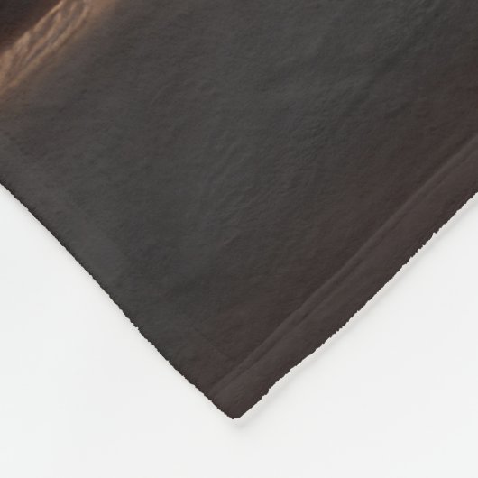 Pitbull Puppy Herfst Delight Pompoen Fleece Deken (Hoek)