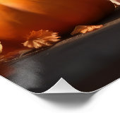 Pitbull Puppy Herfst Delight Pompoen Perfect Poster (Hoek)