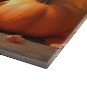 Pitbull Puppy Herfst Delight Pompoen Snijplank (Hoek)