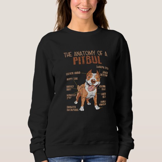 Pitbull Quotes Pitbull kraag Dog Quotes Dog Items Trui (Voorkant)