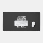 Pitbull Reste à la Maison et Design Chill (Clavier et souris)