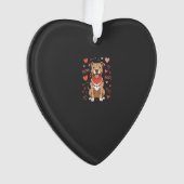Pitbull Saint-Valentin Chien XOXO Design d'amour (devant)