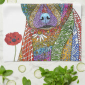 Pitbull Serviette de cuisine pour chien de race mi (Plié)