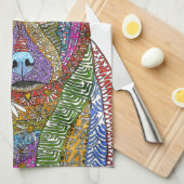 Pitbull Serviette de cuisine pour chien de race mi (Quart Plié)