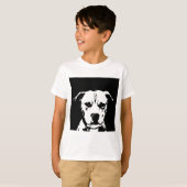 Pitbull-Shirt - Kinder T-shirt (Voorkant volledig)