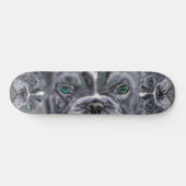 Pitbull + skateboard (Horizontaal)