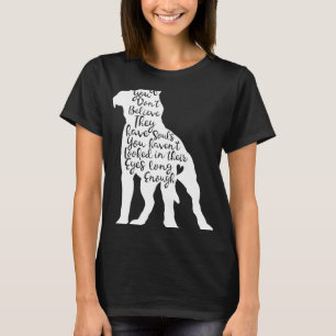 Pitbull Souls Rescue Ras Pit Bull Lover Schattige  T-shirt