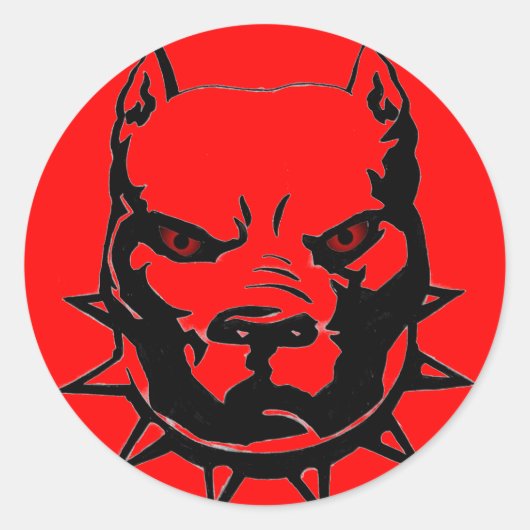 PITBULL STICKERS PKG DE 20 (Devant)