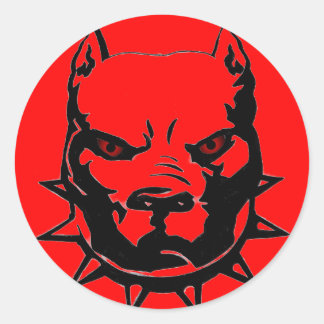 PITBULL STICKERS PKG VAN 20