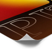 Pitbull Sunset Poster (Hoek)