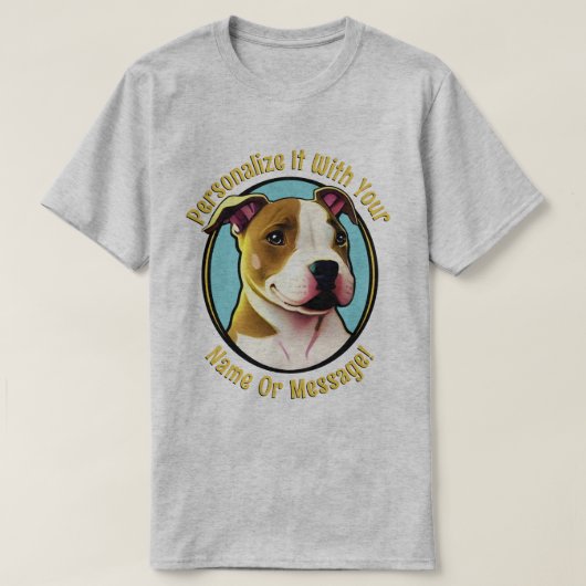 Pitbull T-Shirt (Design voorkant)