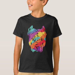 Pitbull Terrier Hondenkop T-shirt