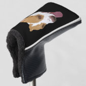 Pitbull Terrier Mix Golfheadcover (3/4 voorkant)