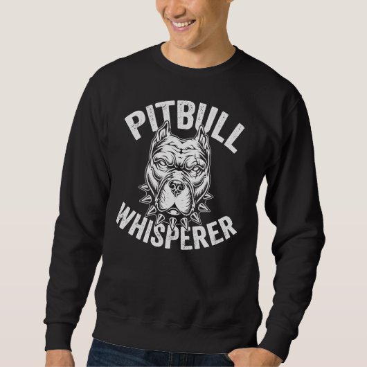 Pitbull Whisperer Pitbull Pit Bull Dog Trui (Voorkant)