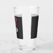 Pitbull Zus Hond Liefhebber Vector Design Glas (Links)