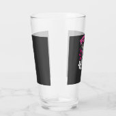 Pitbull Zus Hond Liefhebber Vector Design Glas (Rechts)