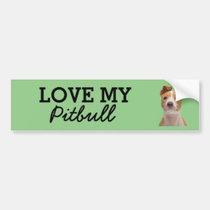 Pitbullebumsticker Bumpersticker