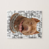 Pitbullehond Legpuzzel (Horizontaal)