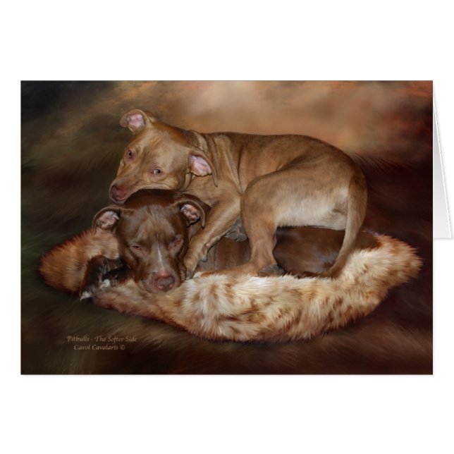 Pitbulls - de Softer Side ArtCard (Voorkant Horizontaal)