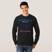 Pitbulls regelt dat t-shirt (Voorkant volledig)