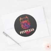 Pitbulls Rule Klassieke Sticker (Envelop)