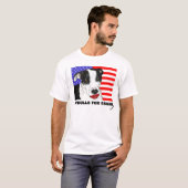 Pitbulls voor Obama 2008 T-shirt (Voorkant volledig)