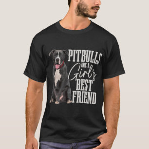 Pitbulls zijn meisjes de beste vriend van Funny Pi T-shirt
