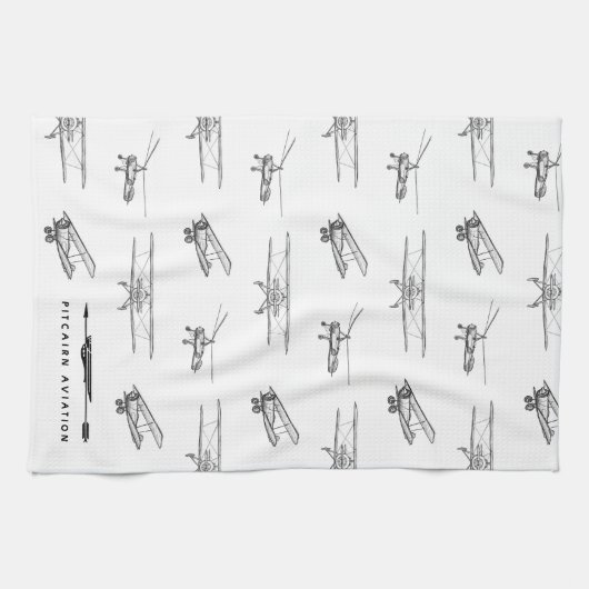 Pitcairn Aviation Theedoek (Horizontaal)