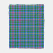 Pitcairn Schotse ruit Fleece Deken (Voorkant)