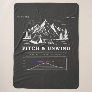 Pitch And Unwind Camping Höhenprofil Sherpa Deken