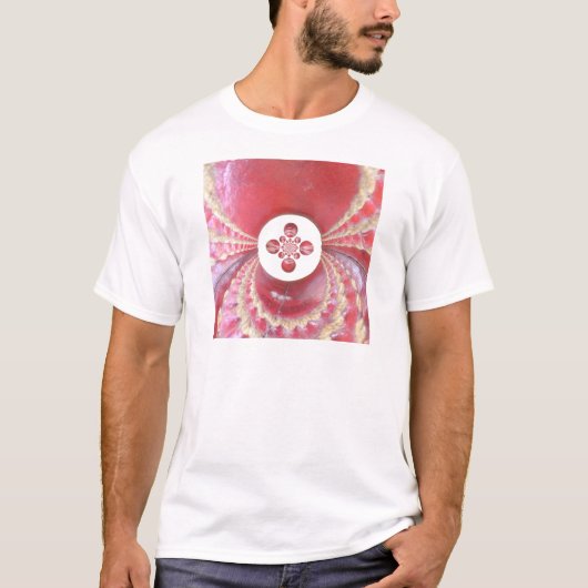 Pitch Kaleidoscope: Cricketballen Het hart van het T-shirt (Voorkant)