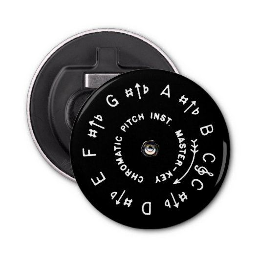 Pitch Pipe Button Flesopener (Voorkant)