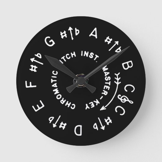 Pitch Pipe Ronde Klok (Voorkant)