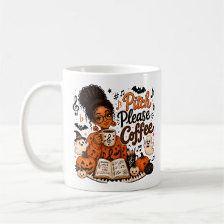 Pitch Please Coffee Muziekleraar Halloween Mok