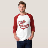 "Pitch Please" Jersey T-shirt (Voorkant volledig)