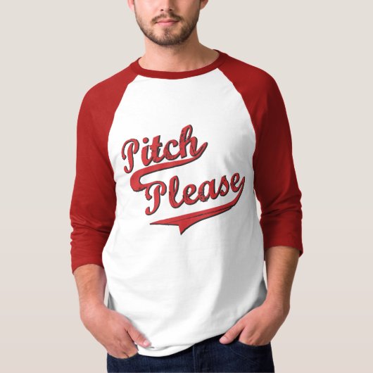 "Pitch Please" Jersey T-shirt (Voorkant)