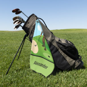 Pitch Shot door paniekzaaier Duffer Golfhanddoek
