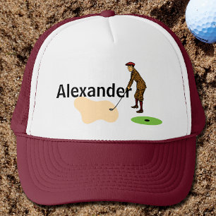 Pitch Shot door Panische Duffer Golf Trucker Pet