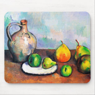 Pitcher en Fruit, Paul Cezanne Muismat