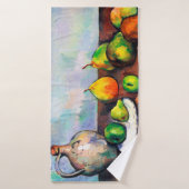 Pitcher et Fruit, Paul Cezanne (Serviette de bain)