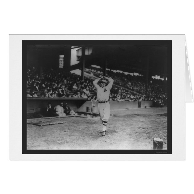 Pitcher Plank Athletics Baseball 1914 (Devant horizontal)