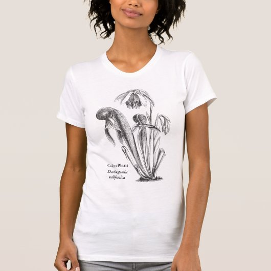 Pitcher Plant Botanische Kunst T-shirt (Voorkant)