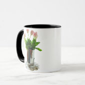 Pitcher van Roze Tulpen Mok (Voorkant links)
