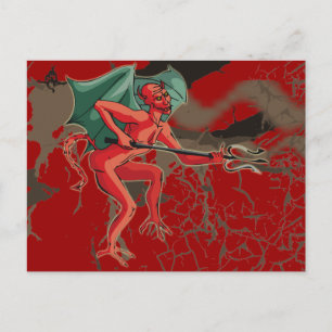 Pitchfork Devil Briefkaart