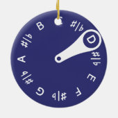 Pitchpipe Keramisch Ornament (Achterkant)