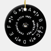 Pitchpipe Keramisch Ornament (Achterkant)